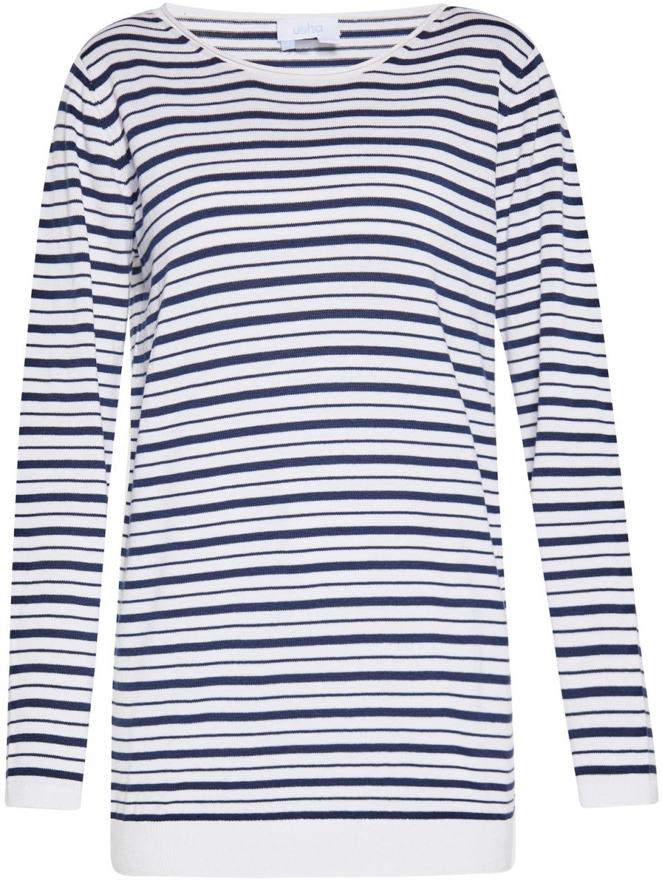 usha BLUE LABEL Sveter  námornícka modrá / biela