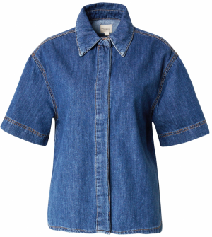 FRENCH CONNECTION Blúzka 'FINLEY'  modrá denim