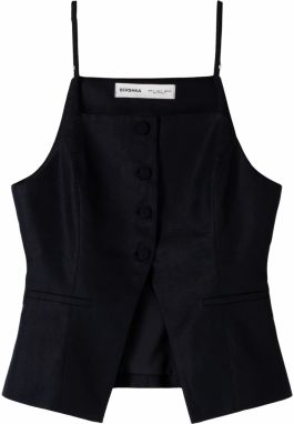Bershka Blúzka  čierna