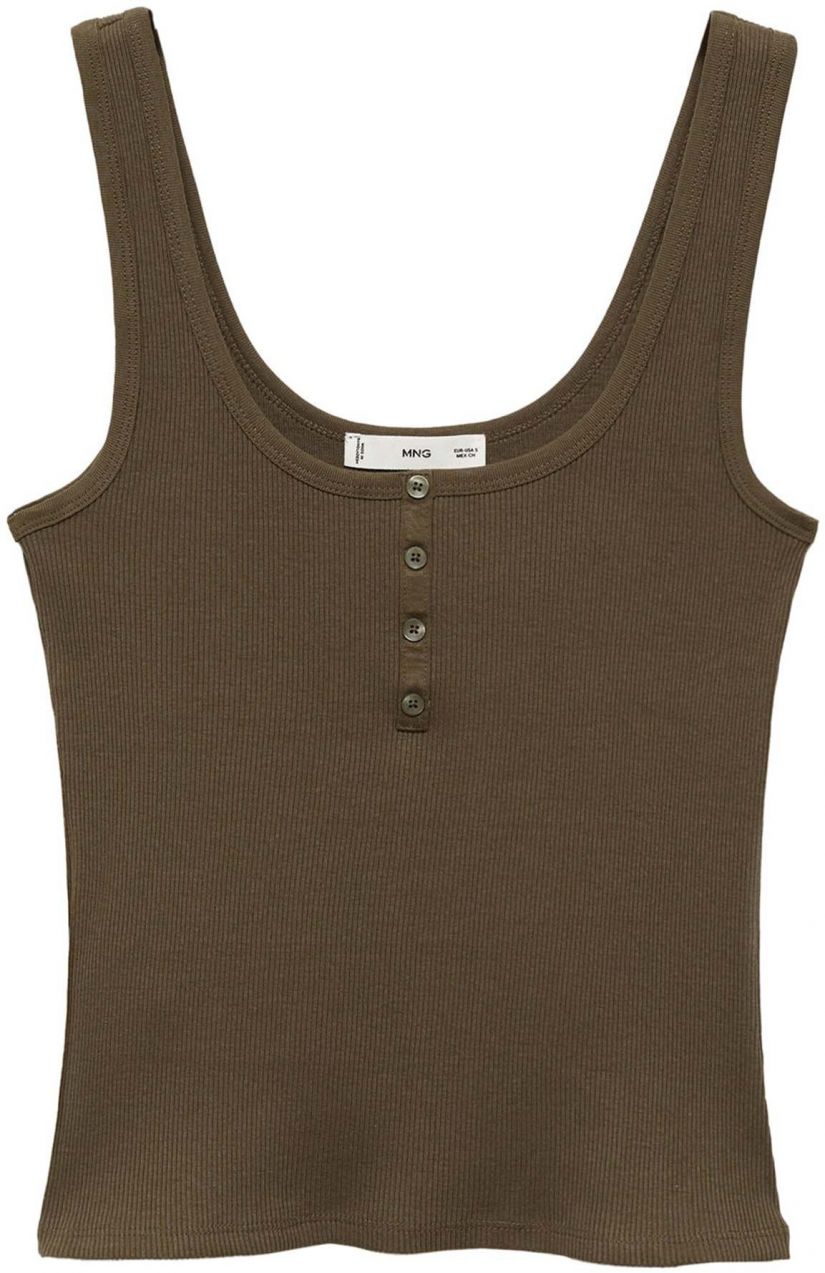 MANGO Top 'BRISA'  olivová