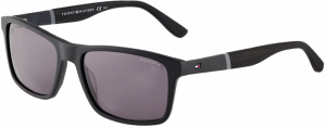 TOMMY HILFIGER Slnečné okuliare  sivá / čierna