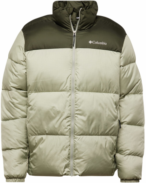 COLUMBIA Outdoorová bunda 'Puffect III'  kaki / pastelovo zelená