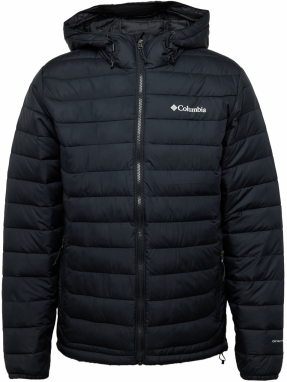 COLUMBIA Outdoorová bunda 'Powder Lite II'  čierna / biela