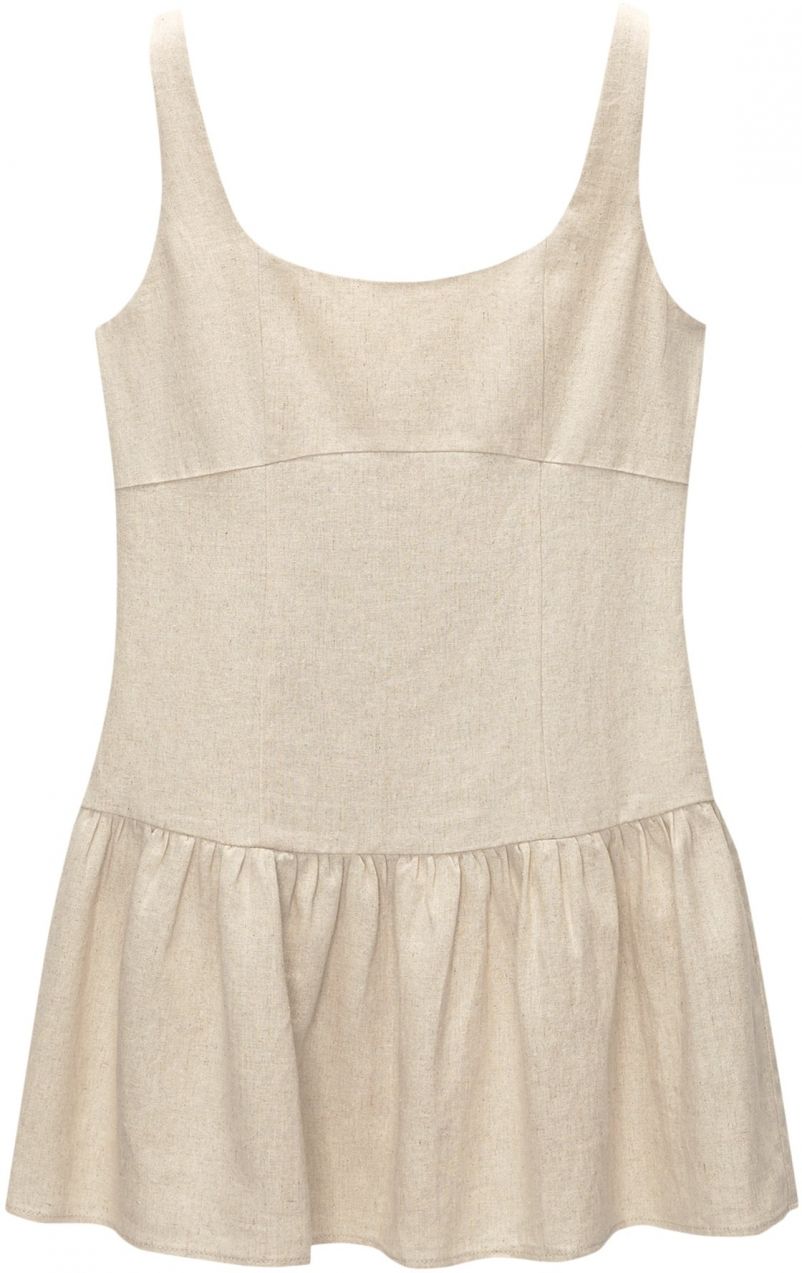 Pull&Bear Letné šaty  piesková