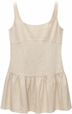 Pull&Bear Letné šaty  piesková