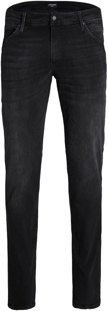 Jack & Jones Plus Džínsy 'JJIGLENN JJFOX'  čierny denim