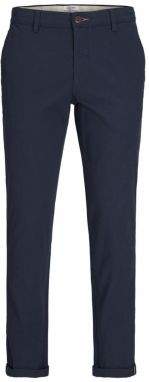 JACK & JONES Chino nohavice 'JJMarco'  námornícka modrá