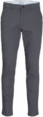 JACK & JONES Chino nohavice 'Macro Dave'  tmavosivá