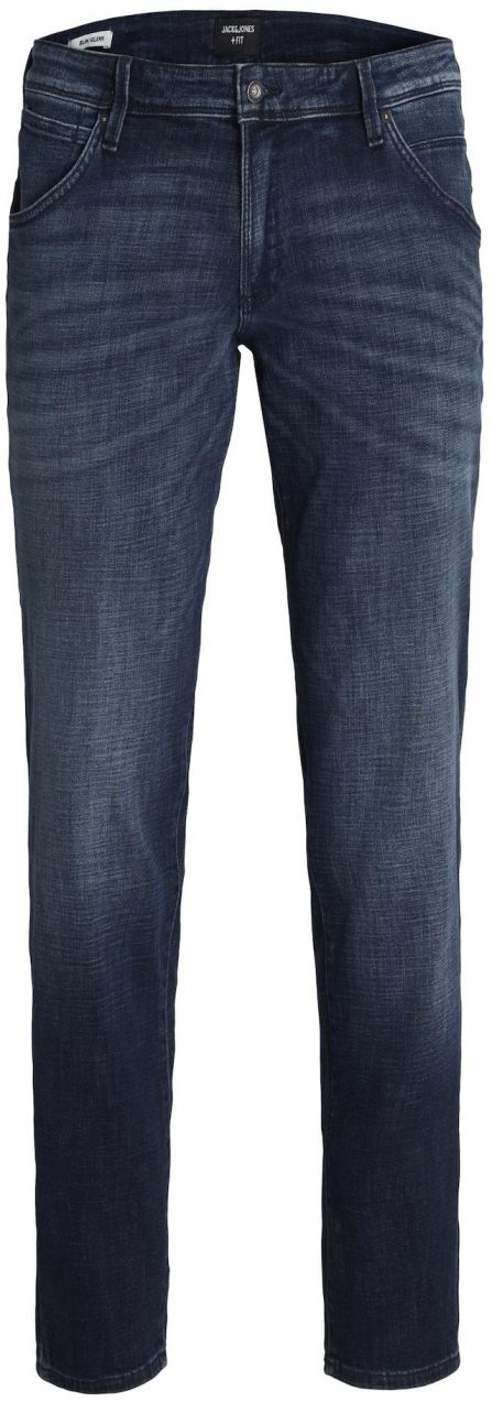 Jack & Jones Plus Džínsy 'JJIGlenn JJFox'  tmavomodrá