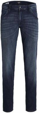 Jack & Jones Plus Džínsy 'JJIGlenn JJFox'  tmavomodrá