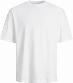 JACK & JONES Tričko 'JJEBradley'  šedobiela