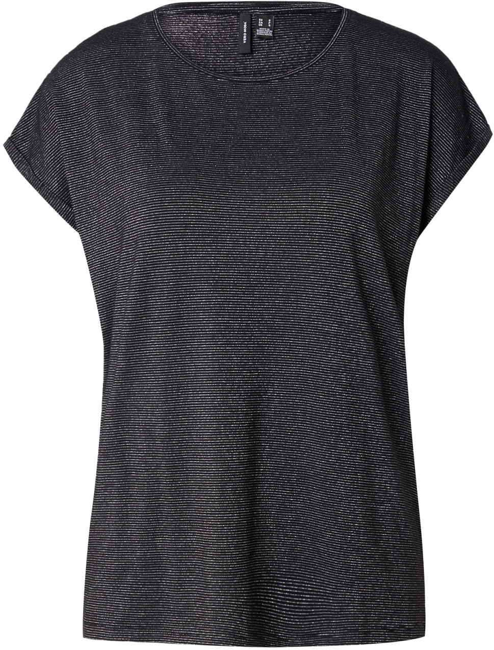 VERO MODA Tričko 'VMLAVA'  čierna / strieborná