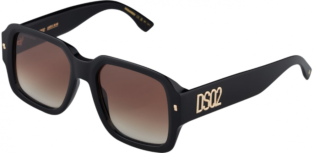 DSQUARED2 Slnečné okuliare 'D2 0106/S'  zlatá / čierna