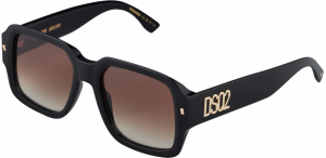 DSQUARED2 Slnečné okuliare 'D2 0106/S'  zlatá / čierna