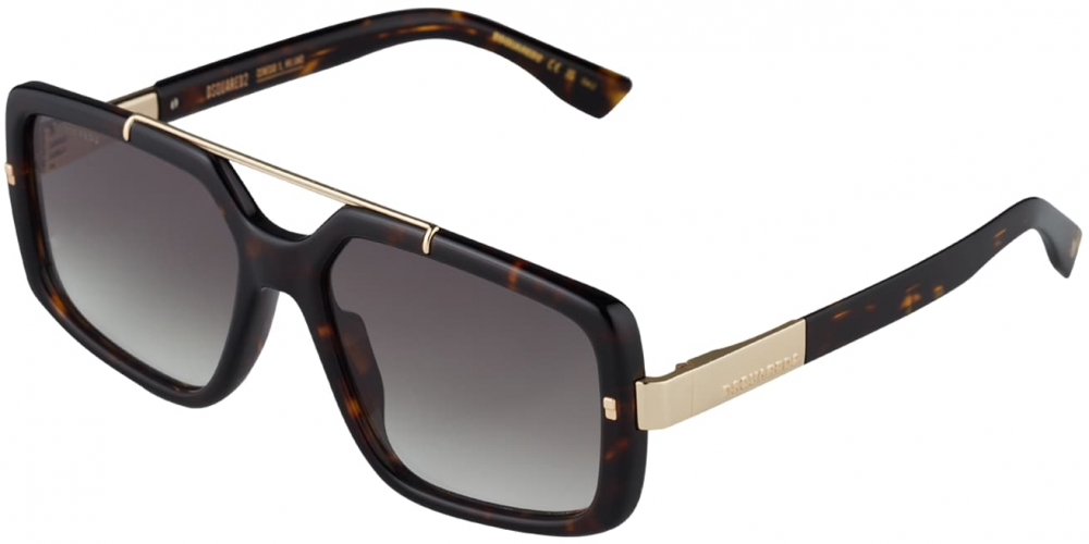 DSQUARED2 Slnečné okuliare 'D2 0120/S'  koňaková / tmavohnedá