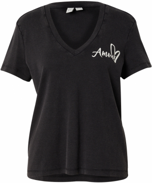 VERO MODA Tričko  čierna / biela