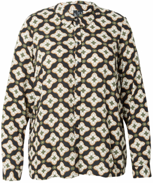Vero Moda Curve Blúzka 'VMCNORA'  karamelová / olivová / čierna / biela