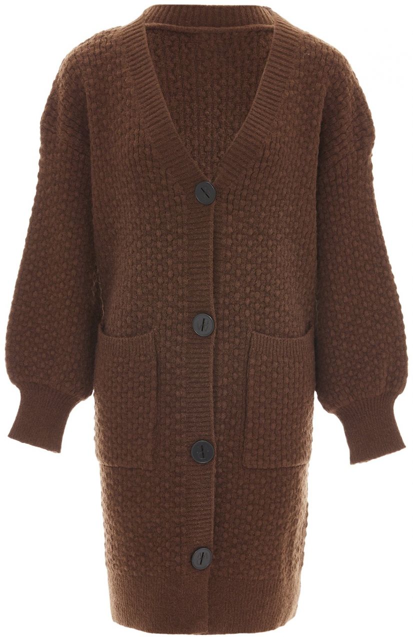 RISA Kardigán  hnedá