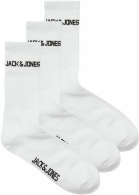 JACK & JONES Ponožky 'JACMELVIN'  čierna / biela