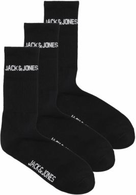 JACK & JONES Ponožky 'JACMELVIN'  čierna / biela