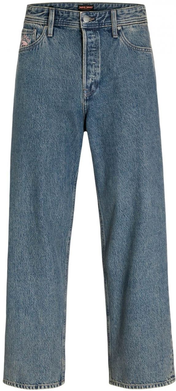 JACK & JONES Džínsy 'Alex'  modrá / ružová