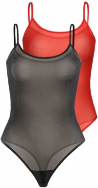 TEYLI Body 'Sophi'  červená / čierna