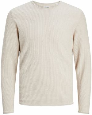 JACK & JONES Sveter 'JJECooper'  piesková