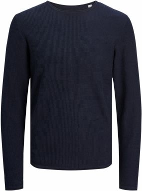 JACK & JONES Sveter 'JJECooper'  tmavomodrá