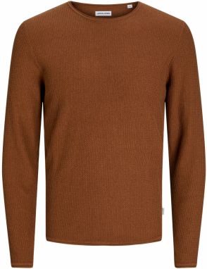 JACK & JONES Sveter 'JJECooper'  hnedá