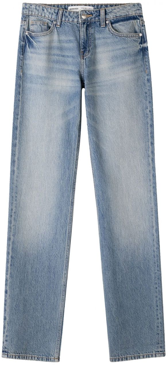 Bershka Džínsy  svetlomodrá