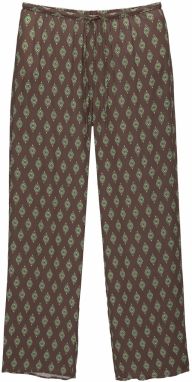 Pull&Bear Nohavice  krémová / čokoládová / svetlozelená / tmavozelená