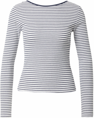 VERO MODA Tričko 'VMCHLOE'  námornícka modrá / svetlosivá