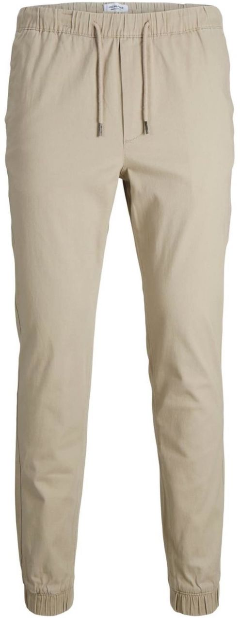 JACK & JONES Nohavice 'JPSTGORDON JJDAVE'  tmavobéžová