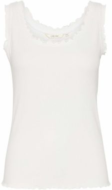 Cream Top 'Ribba'  biela