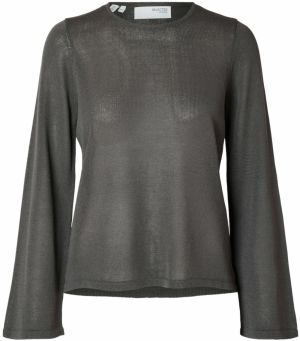 SELECTED FEMME Sveter 'SLFMoon'  tmavosivá