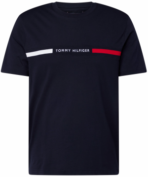 TOMMY HILFIGER Tričko  námornícka modrá / červená / biela