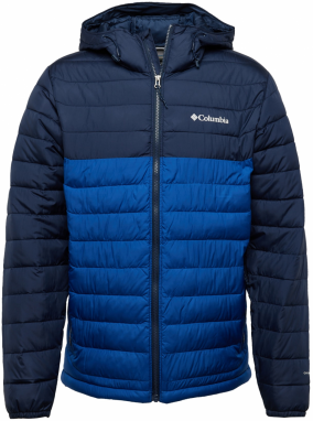 COLUMBIA Outdoorová bunda 'Powder Lite II'  modrá / tmavomodrá / biela