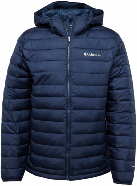COLUMBIA Outdoorová bunda 'Powder Lite II'  námornícka modrá / biela