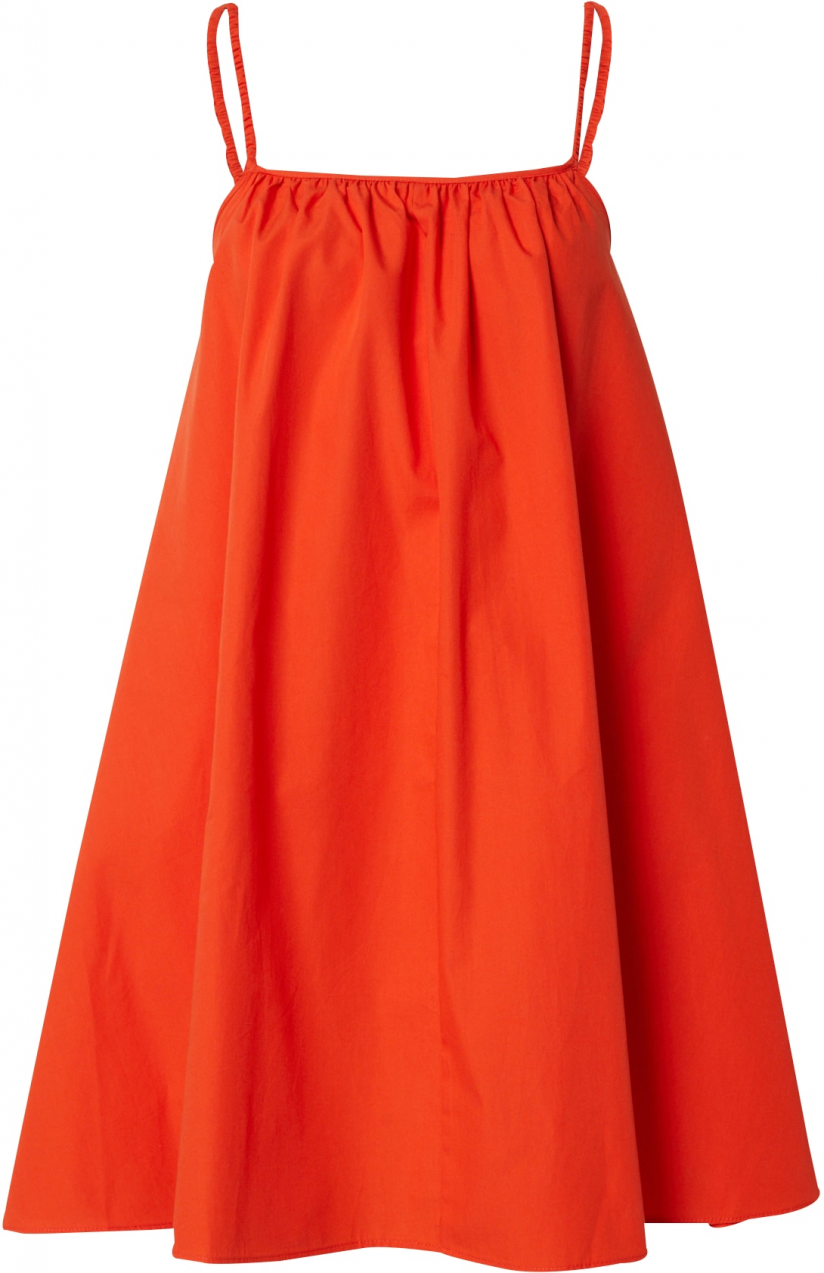 TOPSHOP Letné šaty  oranžovo červená