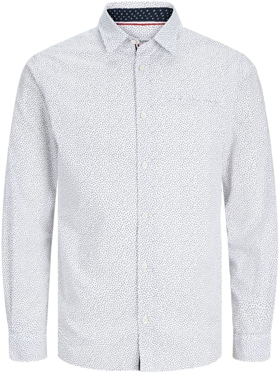 JACK & JONES Košeľa 'Remy'  námornícka modrá / biela