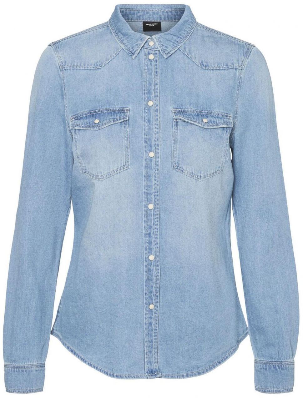 VERO MODA Blúzka 'VMMaria'  modrá denim