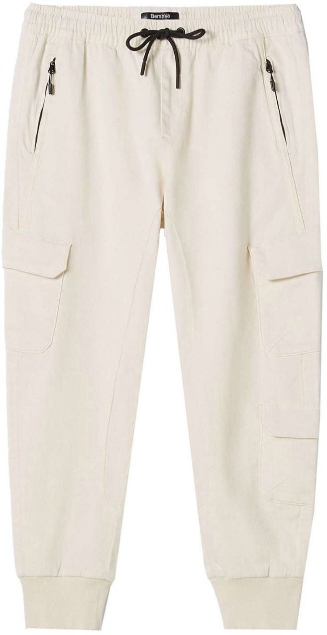 Bershka Kapsáče  čierna / šedobiela