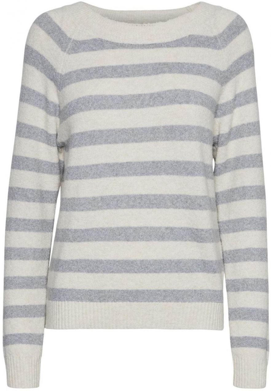 VERO MODA Sveter 'Doffy'  béžová / sivá
