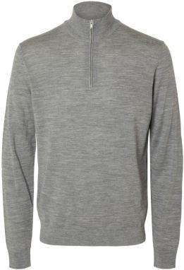 SELECTED HOMME Sveter 'SLHTray'  sivá melírovaná