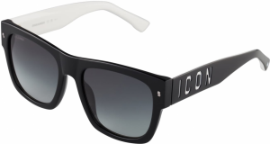 DSQUARED2 Slnečné okuliare 'ICON 0004/S'  čierna / biela
