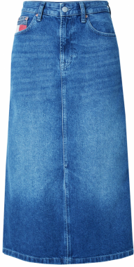 Tommy Jeans Sukňa 'CLAIRE'  modrá denim / červená / biela