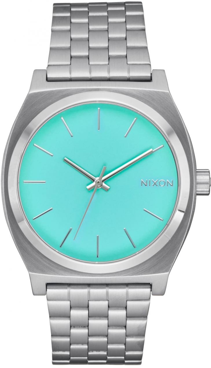 Nixon Analógové hodinky 'Time Teller'  tyrkysová / strieborná