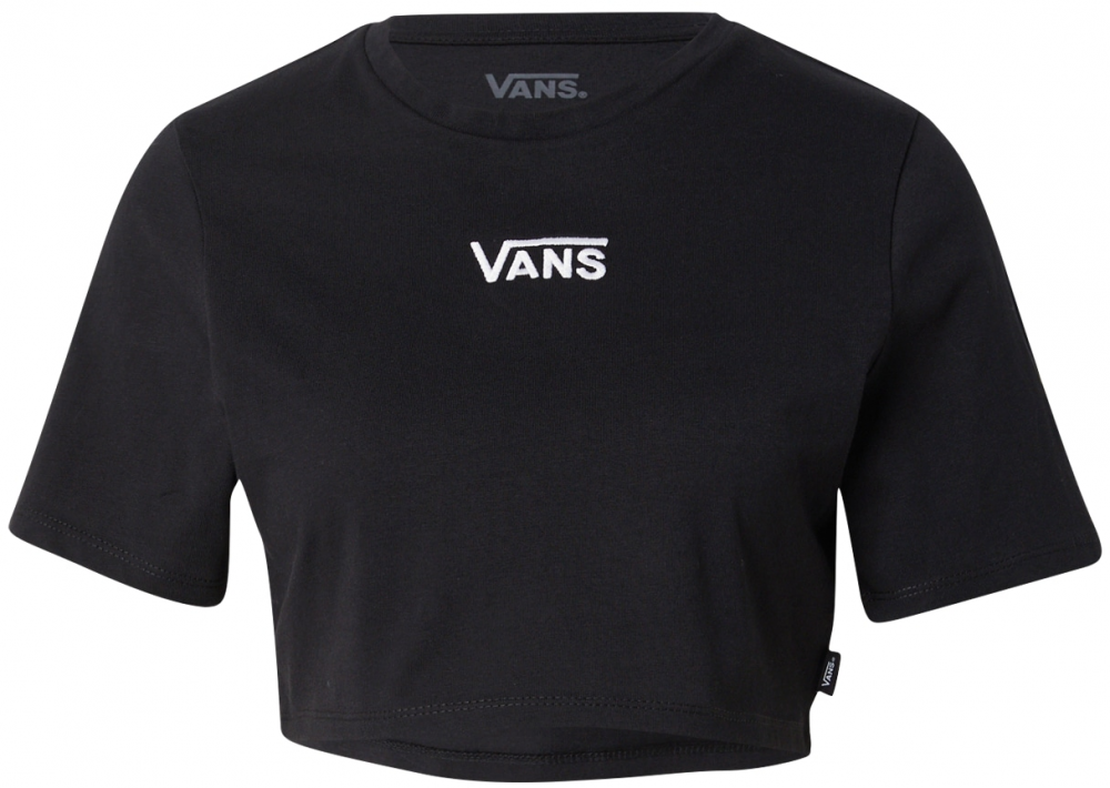 VANS Tričko 'Flying V'  čierna / biela