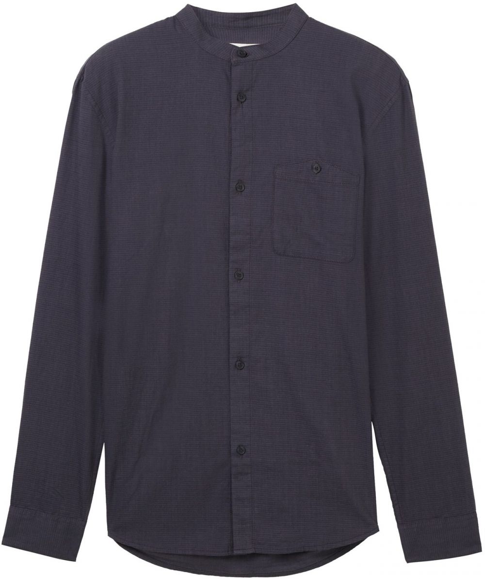 TOM TAILOR DENIM Košeľa  námornícka modrá