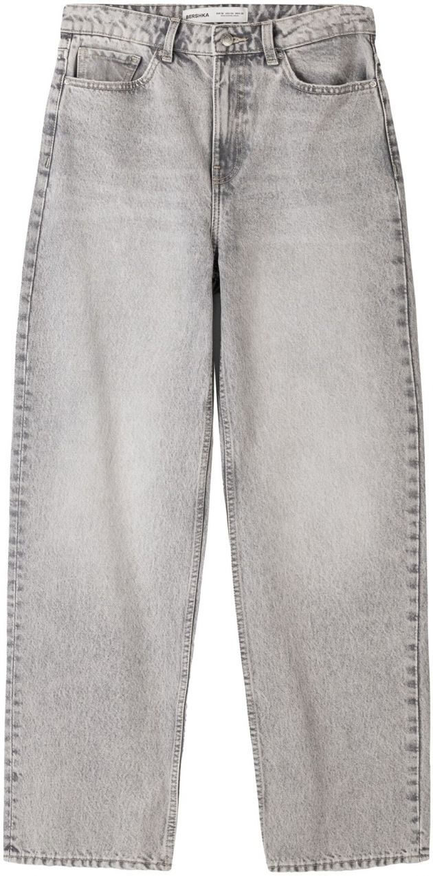 Bershka Džínsy  sivý denim